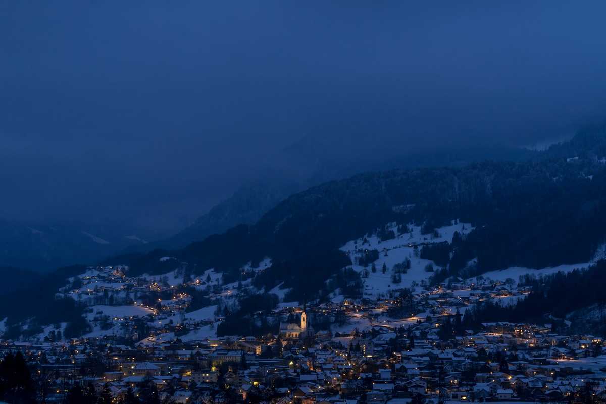 Frastanz in Winter